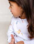 The COZY Hop Ribbed Cotton Two-Piece Set Long Sleeve Pyjamas