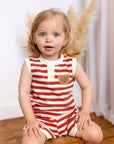 The Bear Beach Stripe Shorts & T-Shirt