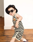 The Bear Beach Stripe Shorts & T-Shirt