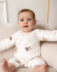 The Charming Bear Boucle Wrap Baby Grow Romper