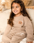 The Cozy Cub Knit Set Taupe Brown