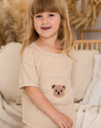 Waffle Bear 2 Piece T-Shirt & Shorts Set