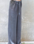 Low Waist Long Wide Pants 100% Bemberg-0
