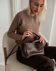 Meru Crossbody Bag – Versatile & Eco-Friendly Leather by Lava flow at brixbailey.com
