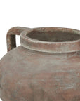 Large Siena Brown Pelike Pot Vase