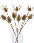Triple Teasle Artificial Stem for Natural Style Interiors