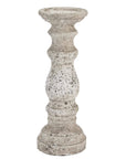 Elegant Large Stone Ceramic Candle Holder | Modern Décor