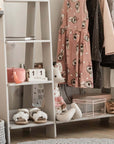 Toddler Clothing Rack with Shelves