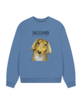Comfy, Cozy, & Cute: The Long Haired Dachshund Oversized Sweatshirt"