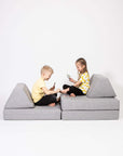 Grey Transformable Play Sofa Set