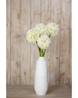 Cream Allium Faux Flower Stem for Stylish Home Decor