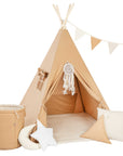 Charming Tipi Tent Set – Cozy & Imaginative Play Space by Sówka at brixbailey.com