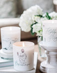 Highly Strung Natural Wax Glass Candle