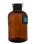 Amber Glass Apothecary Jars