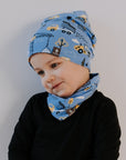 Cotton Beanie Hat With Folds DARGO - Construction