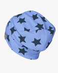 Cotton Beanie Hat With Folds DARGO - Stars