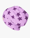 Cotton Beanie Hat with Star Pattern