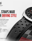 Classic Driver Chronograph, Tan Strap (PRE-ORDER NOW)