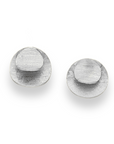 Tactile Silver Stud Earrings