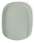 Premium Sebra changing mat in seagrass green, stylish Scandinavian design, soft water-repellent surface, safe baby nest shape, easy to clean by Ella James at brixbailey.com