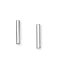 Pillar Understated Sterling Silver Stud Earrings