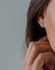 Pillar Understated Sterling Silver Stud Earrings
