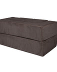 MeowBaby® Soft Velvet Cube Sofa - Brown