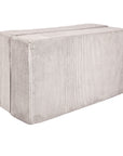 MeowBaby® Soft Velvet Cube Sofa - Ecru