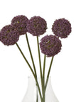 Vibrant Purple Allium Stem | Elegant Floral Decor