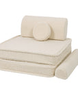 Large Cream Modular Sofa for Kids