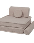 Large Modular Sofa for Kids - Premium Bearly, Light Grey
