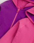 ScandiBugs Own Label Organic Reversible Hoodie - Bubblegum Pink & Perfectly Purple