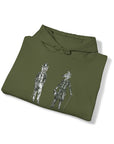 Graphic Print Unisex Hooded Sweatshirt