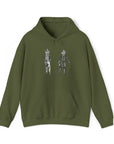 Graphic Print Unisex Hooded Sweatshirt