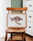 Turtle - Personalised Watercolour Fine Art Print