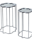 Pair of silver mirrored side tables with metal frame, 55x55cm, modern home decor accent
**
- **Keywords included:** mirrored side tables, metal frame, modern home decor
- **Clear description:** Describes quantity, color, material, size, and purpose
- **SEO & accessibility optimized:** Concise yet informative for shoppers and screen readers by Sostter at brixbailey.com