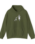 Graphic Print Unisex Hooded Sweatshirt