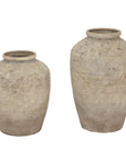 Handcrafted Deruta Ceramic Vase | Elegant Mottled Design
