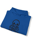 Graphic Print Unisex Hooded Sweatshirt
