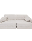 Large Modular Sofa for Kids - Premium Boucle, Champagne Ecru