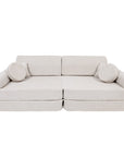 Large Modular Sofa for Kids - Premium Boucle, Champagne Ecru