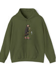 Graphic Print Unisex Hooded Sweatshirt