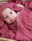 100% Natural Merino Wool Baby Blanket - Soft, Warm & Hypoallergenic by Lullalove UK at brixbailey.com