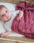 100% Natural Merino Wool Baby Blanket - Soft, Warm & Hypoallergenic by Lullalove UK at brixbailey.com