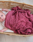 100% Natural Merino Wool Baby Blanket - Soft, Warm & Eco-Friendly by Lullalove UK at brixbailey.com