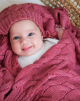 100% Natural Merino Wool Baby Blanket - Soft, Warm & Eco-Friendly by Lullalove UK at brixbailey.com