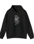 Graphic Print Unisex Hooded Sweatshirt