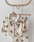 Cozy Bear Pyjamas - PJ Set 100% Cotton