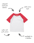 Baseball Tee Short Sleeve - Red