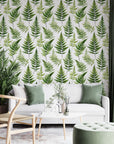 Green Fern Botanical Wallpaper